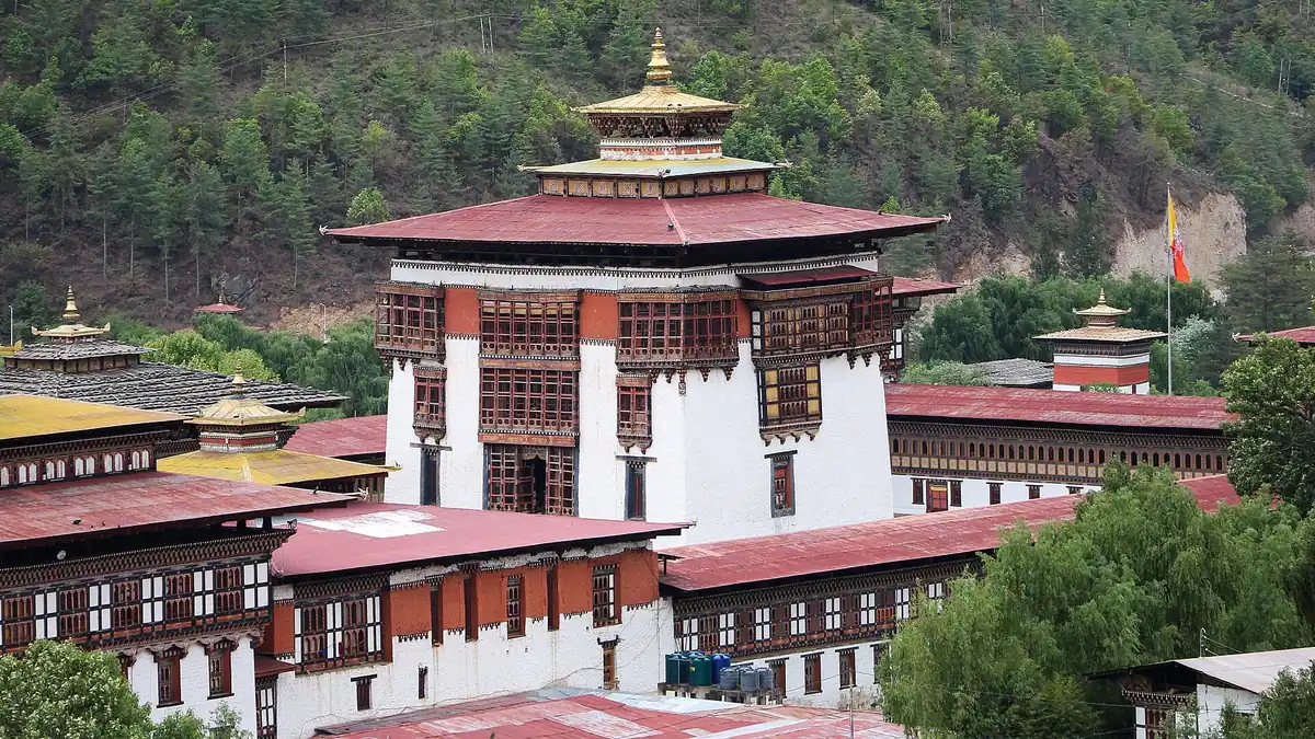 Tashichho Dzong, seat of government, Thimphu
