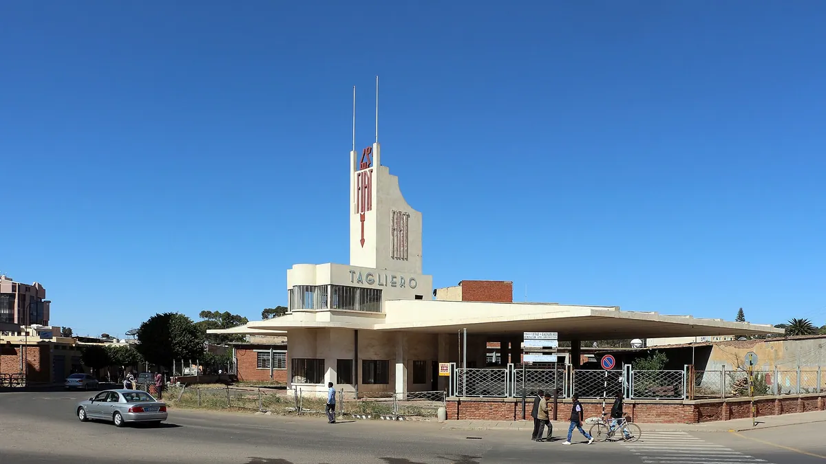 Fiat Tagliero building, Asmara (the capital, not a parliament)