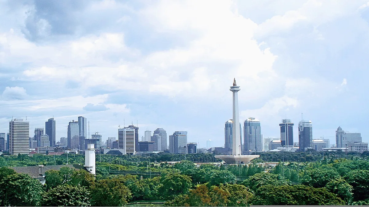 Jakarta skyline (the capital, not a parliament)