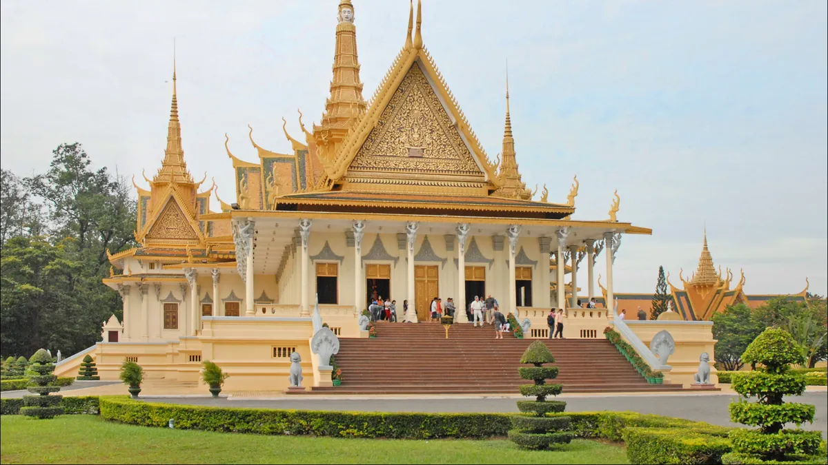 Königspalast, Phnom Penh (die Hauptstadt, kein Parlament)