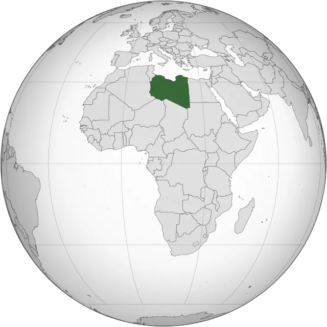 Carte de localisation : Libye