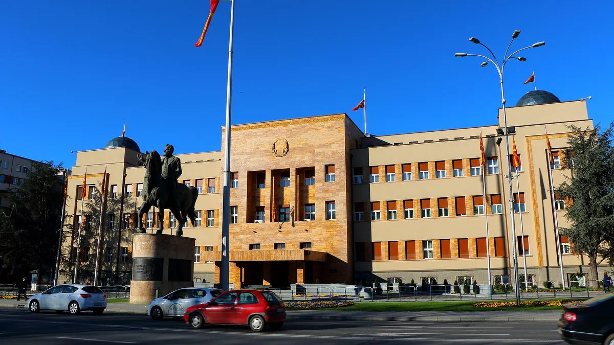 Parliament building, Skopje