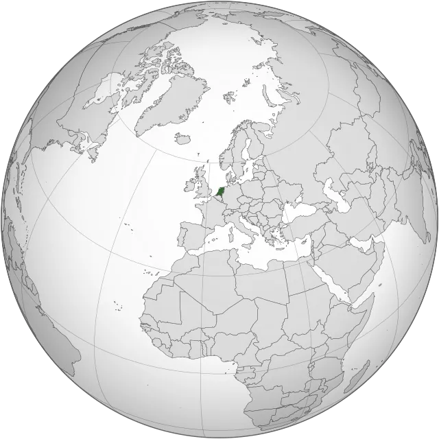 Karte mit der Lage: Niederlande