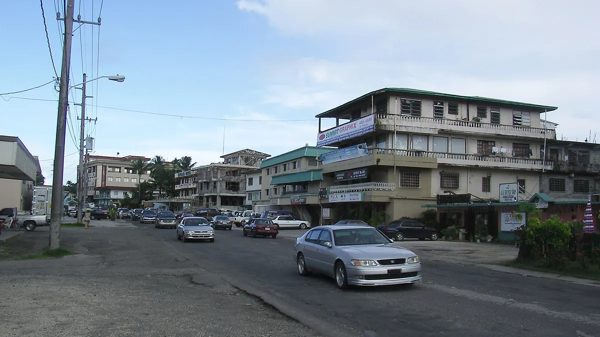 Downtown Koror (the former capital; the capital is Ngerulmud, no parliament photo)