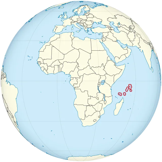 Carte de localisation : Seychelles