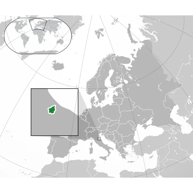 Carte de localisation : Saint-Marin