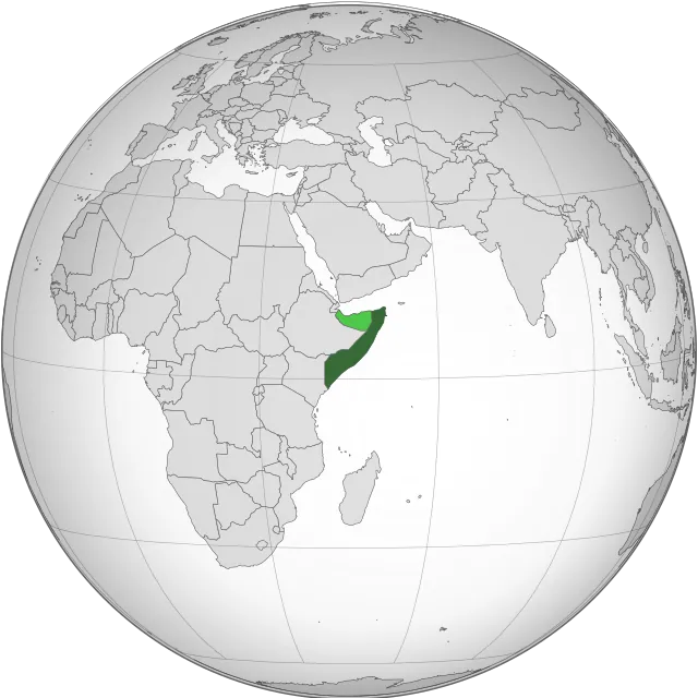 Carte de localisation : Somalie