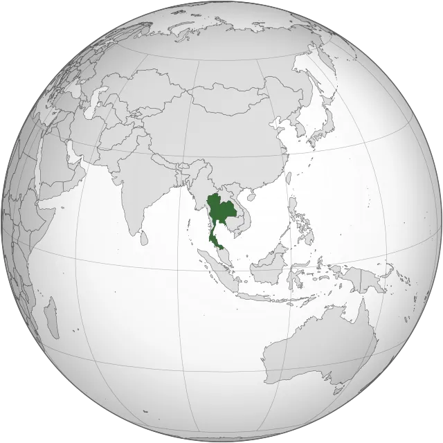 Carte de localisation : Thaïlande