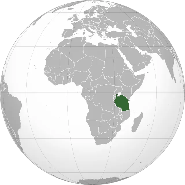 Carte de localisation : Tanzanie