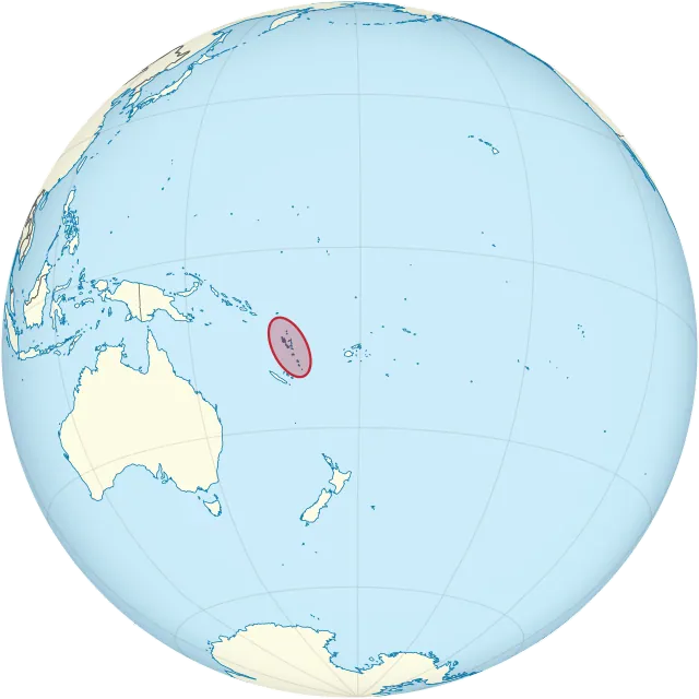 Carte de localisation : Vanuatu