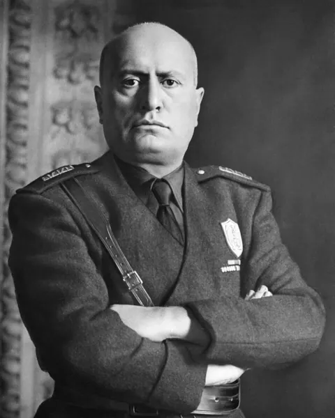 Portrait of Benito Mussolini