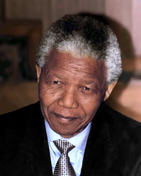 Porträt von Nelson Mandela